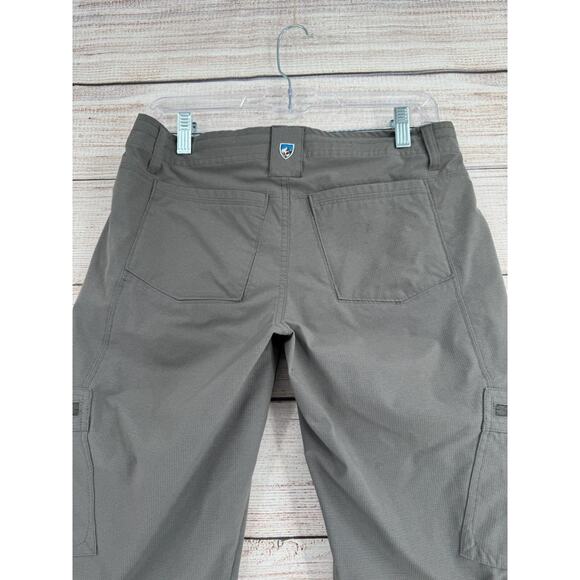 Kuhl Horizn Skinny Hiking Cargo Pants Women's Size 8 Short Gray - Picture 4 of 10